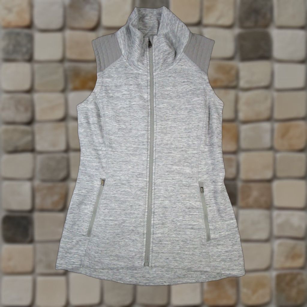 Athleta Athleta Jacket Womens Small Gray Full Zip Activewear Mid-Length Basic Jacket Size S / US 4 / IT 40 - 1 Thumbnail