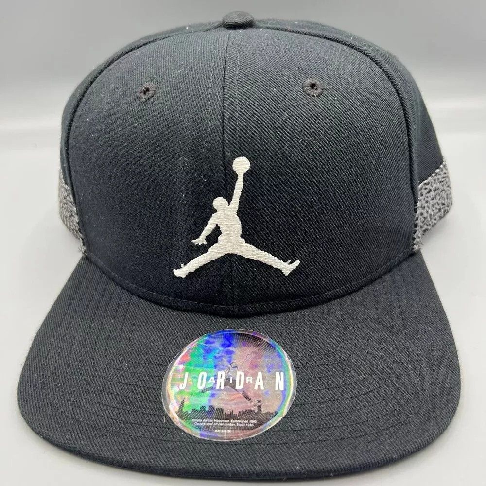 Jordan Brand Air Jordan Hat Men Cement Elephant Jumpman Nike Air SnapBack Size ONE SIZE - 1 Thumbnail