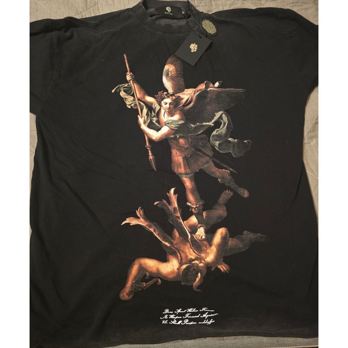 Darc Sport Triump Raw Hem Premium Oversized Tee in Black-Medium Size US M / EU 48-50 / 2 - 1 Thumbnail
