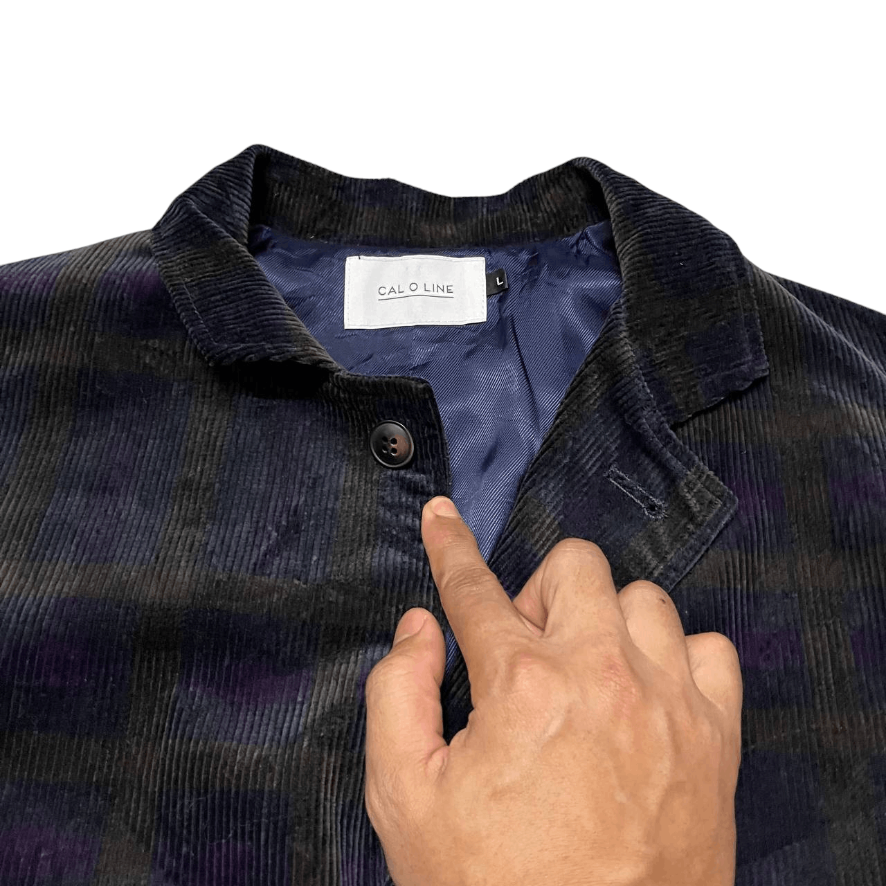 CAL O LINE 21AW Cal O Line Corduroy Plaid Jacket Size US L / EU 52-54 / 3 - 5 Thumbnail
