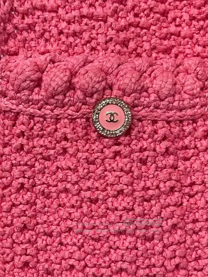 Chanel Chanel Watermelon red knitted vest Size XS / US 0-2 / IT 36-38 - 3 Thumbnail