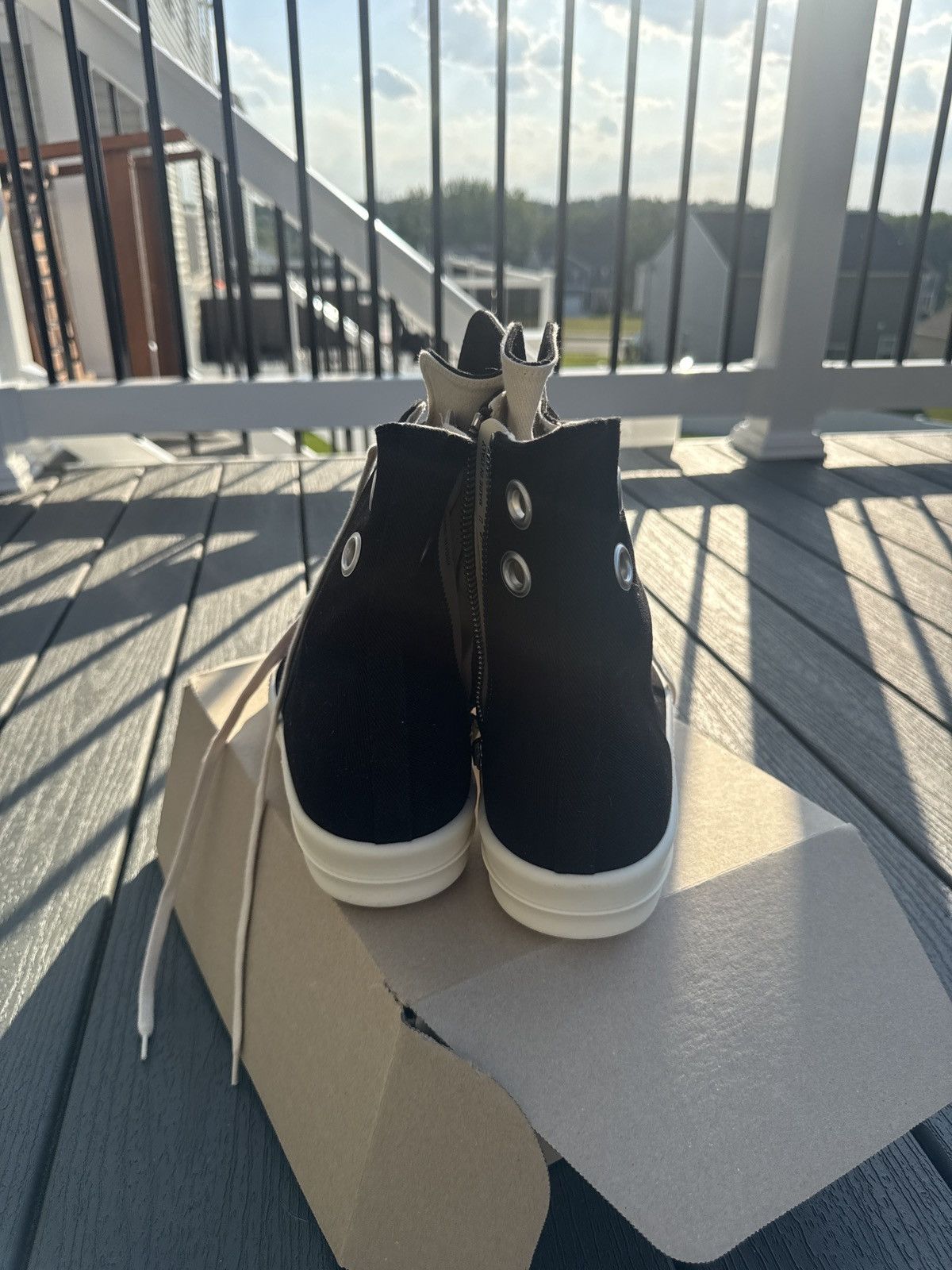 Rick Owens Rick Owen DRK Shadow Size US 13 / EU 46 - 4 Thumbnail