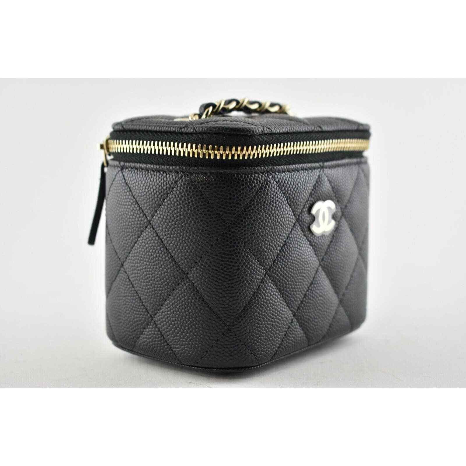 Chanel Chanel Mini Vanity Classic Chain Gold Shoulder Crossbody Bag Size ONE SIZE - 4 Thumbnail
