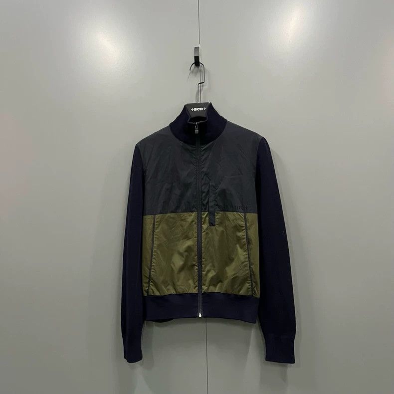 Louis Vuitton Louis Vuitton Color-block logo zip jacket 2501-Nextarrow Size US M / EU 48-50 / 2 - 1 Thumbnail