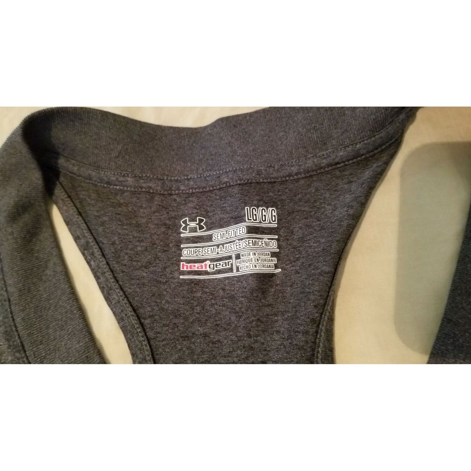 Under Armour Womens Under Armour Tank Shirt Large Gray Athletic Shirt Workout Size L / US 10 / IT 46 - 5 Thumbnail