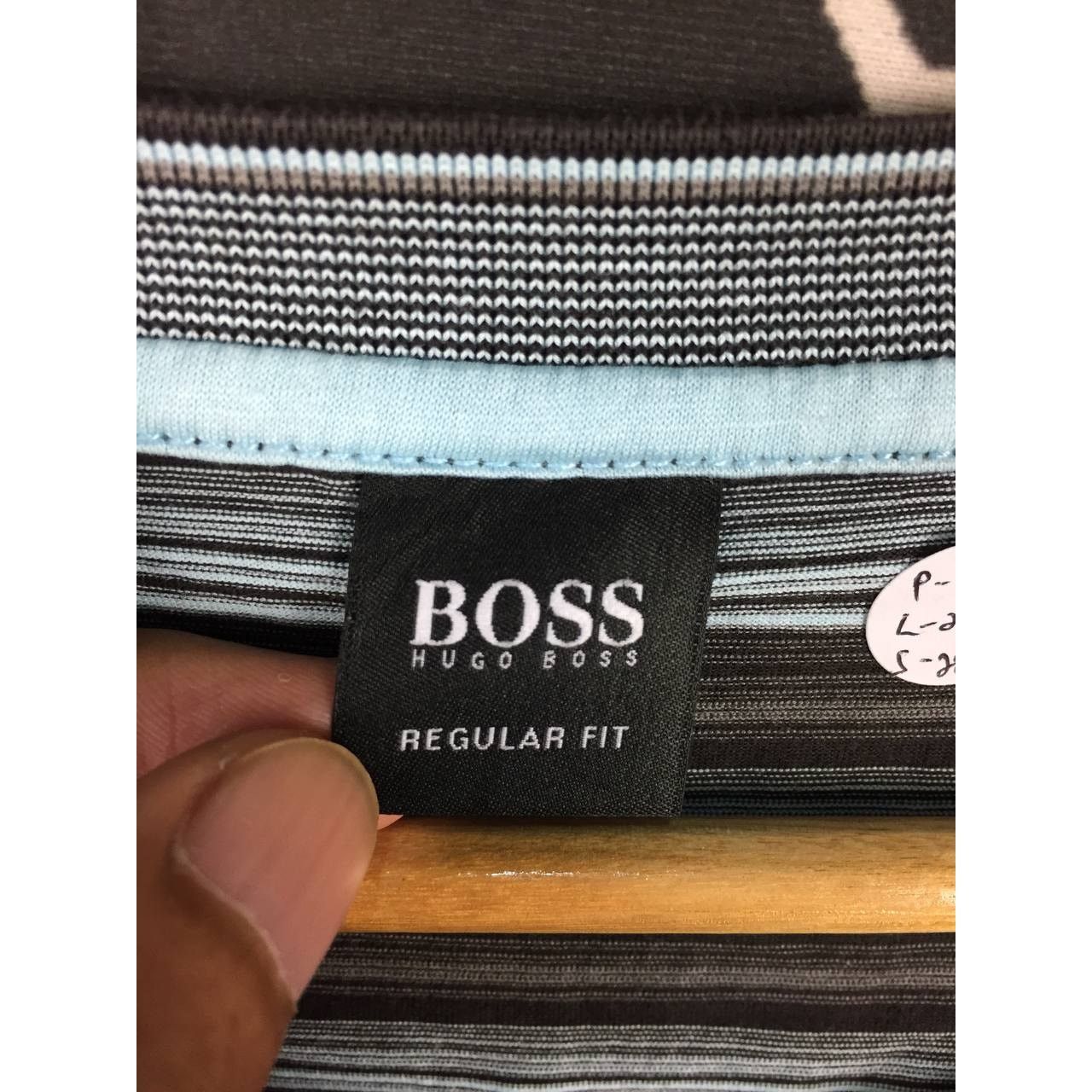 Hugo Boss Boss By Hugo Boss Regular Fit Striped Longsleeve Tee Size US XXL / EU 58 / 5 - 8 Thumbnail
