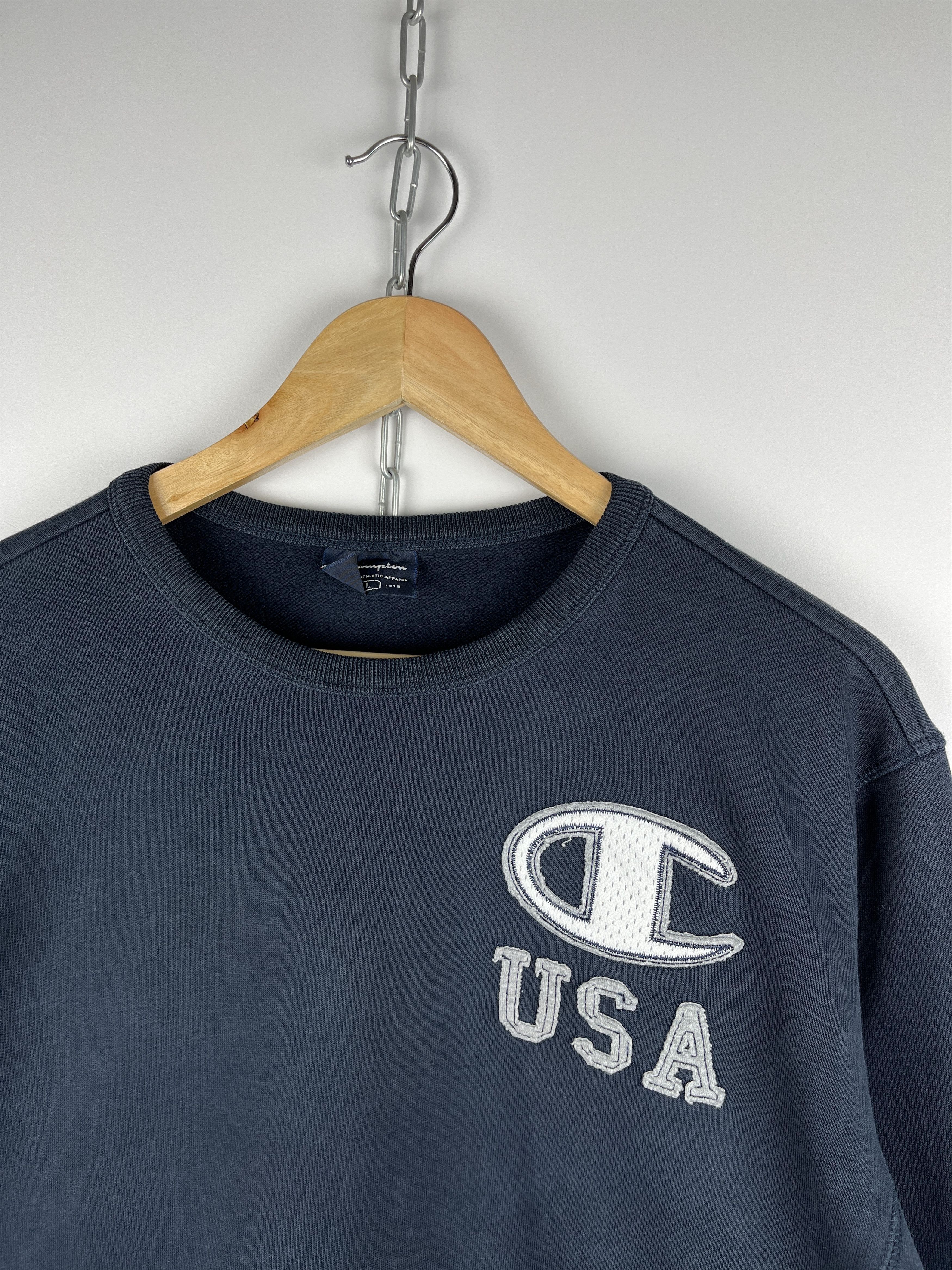Champion Vintage Champion USA Logo Sweatshirt Size US L / EU 52-54 / 3 - 5 Thumbnail
