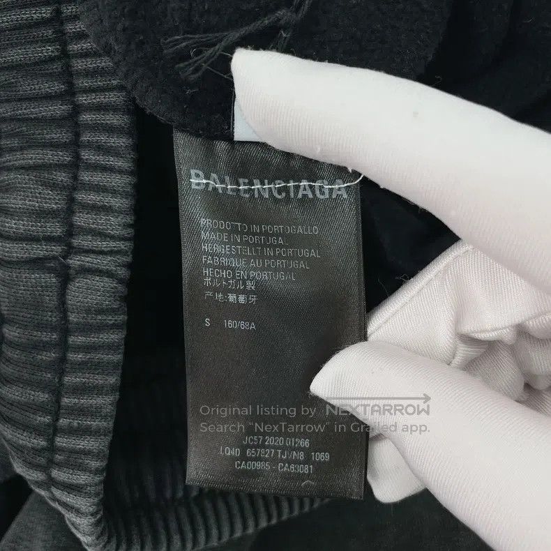Balenciaga Balenciaga size S Faux Two-Piece Water-Washed Pants Size US 27 - 6 Thumbnail