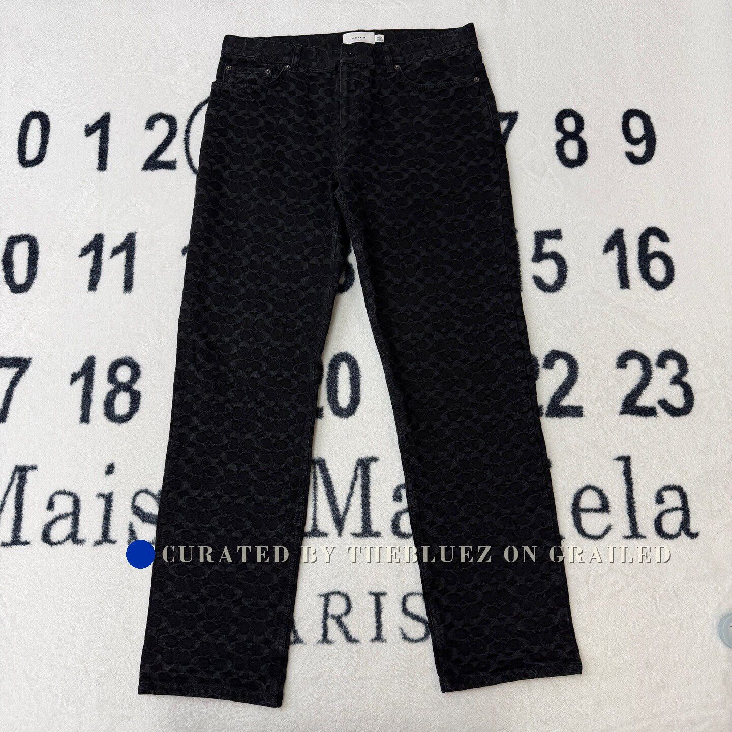 Coach Coach Black Monogram Print Pants Size US 34 / EU 50 - 1 Thumbnail