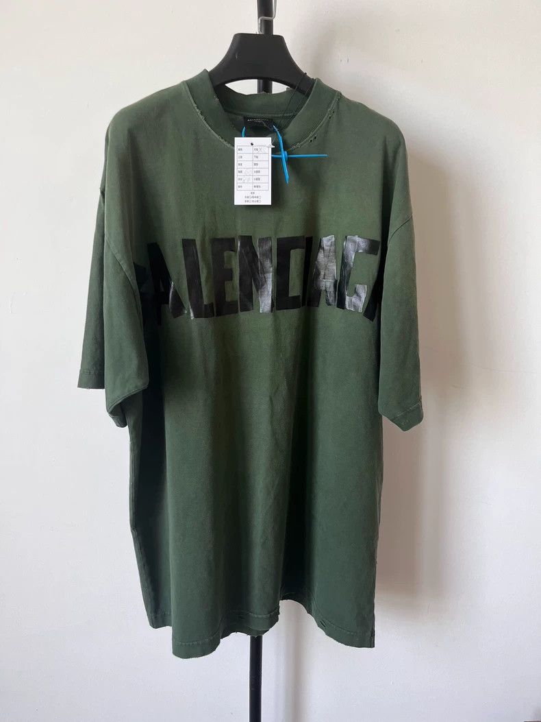 Balenciaga Balenciaga Logo printed Jersey crewneck T-shirt Size US XS / EU 42 / 0 - 1 Thumbnail