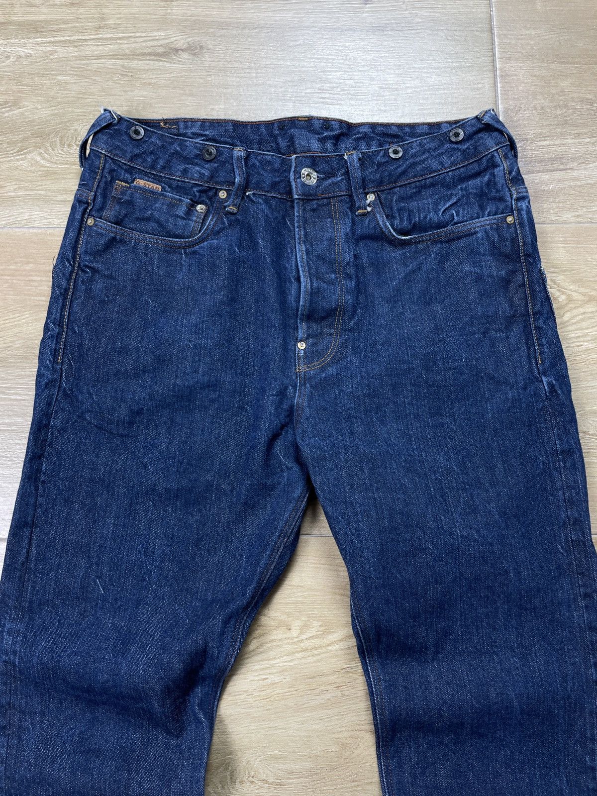 G-Star × Vintage Vintage G-Star Raw Us Lumber 25 Straight Denim Jeans Pants Size US 33 - 7 Thumbnail