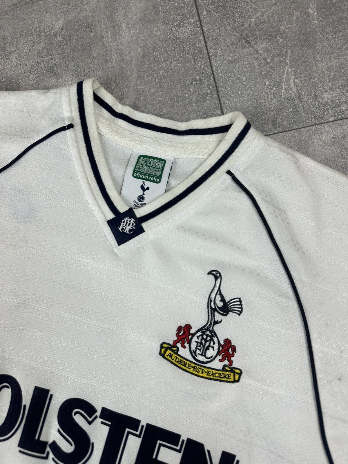 Other Score Draw Tottenham Hotspur 1991 Home Soccer Jersey Shirt Size US S / EU 44-46 / 1 - 8 Thumbnail