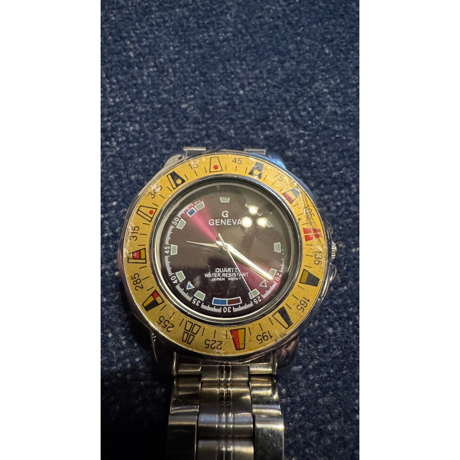 Geneva Geneva Wristwatch Water Resistant Japanese Movement Size ONE SIZE - 5 Thumbnail