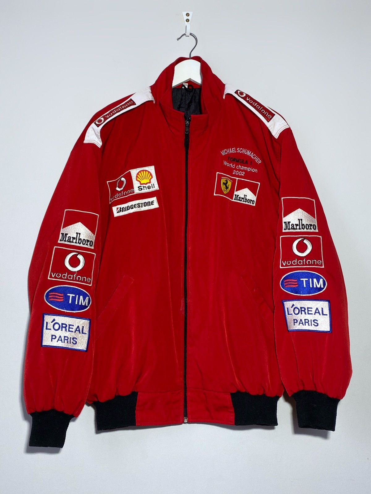 Vintage Vintage Ferrari Formula 1 F1 Racing Bomber Jacket | Grailed