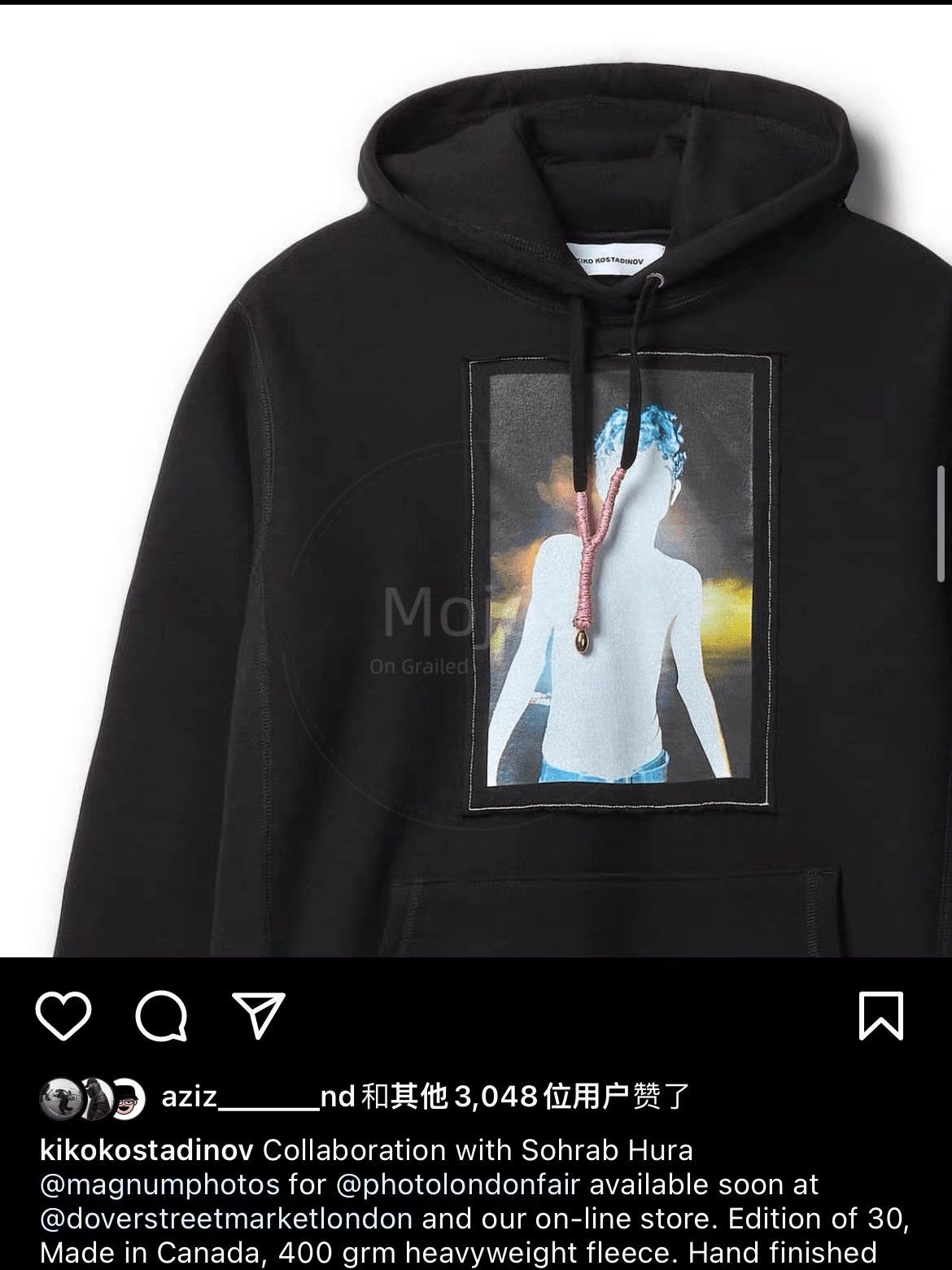 Kiko Kostadinov Kiko Kostadinov Sohrab Hura Hoodie 1 of 30-2508 Size US M / EU 48-50 / 2 - 3 Thumbnail
