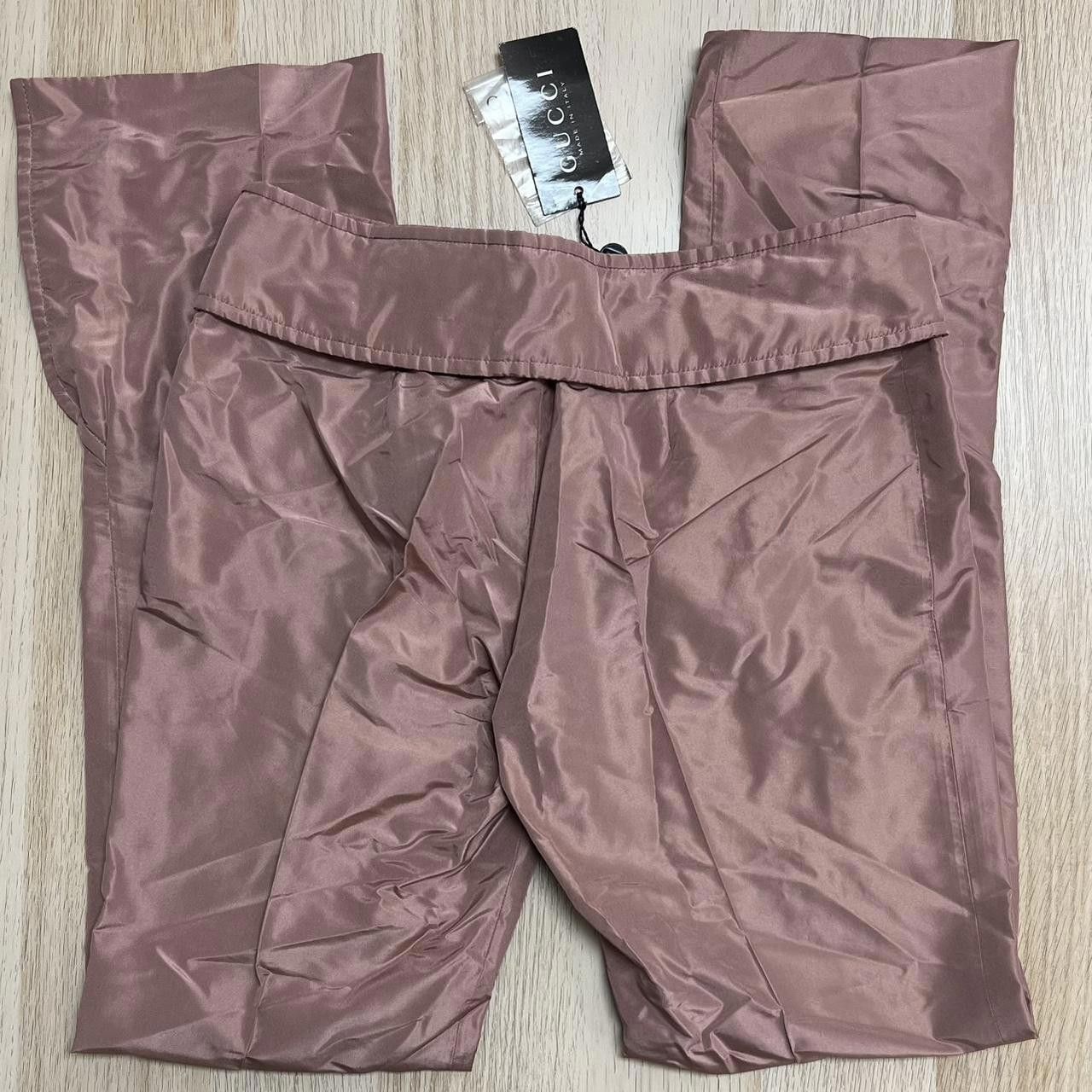 Gucci Gucci Women's Silk Pink Pants Size 27" / US 4 / IT 40 - 2 Thumbnail