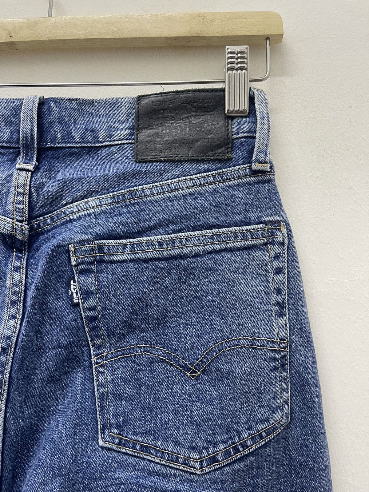 Levi's Made & Crafted Rare LEVIS MADE & CRAFTED 501 Crop Big E Selvedge Size US 26 / EU 42 - 4 Thumbnail