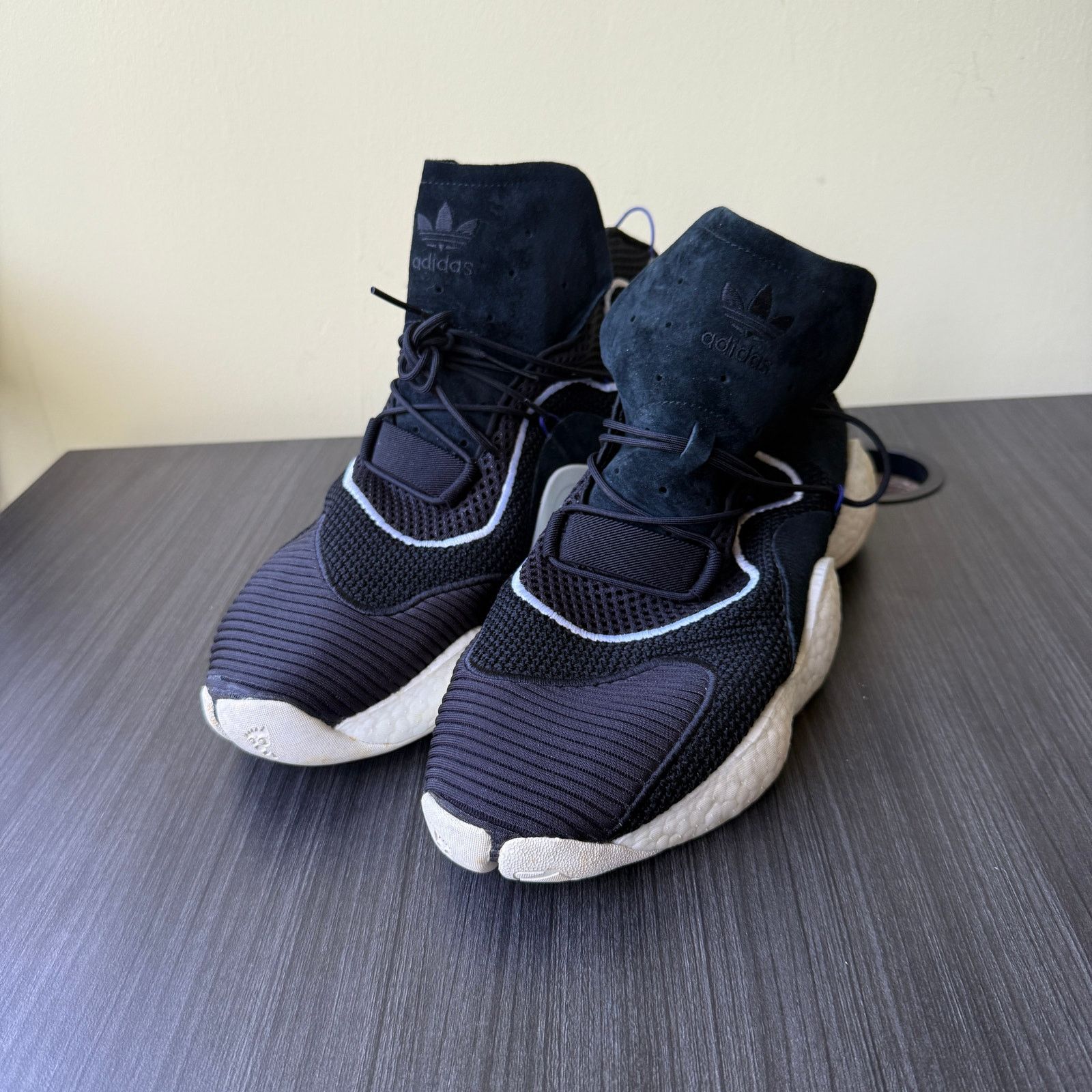 Adidas adidas Crazy BYW LVL 1 Black White Basketball Shoes Split Size US 13 / EU 46 - 3 Thumbnail