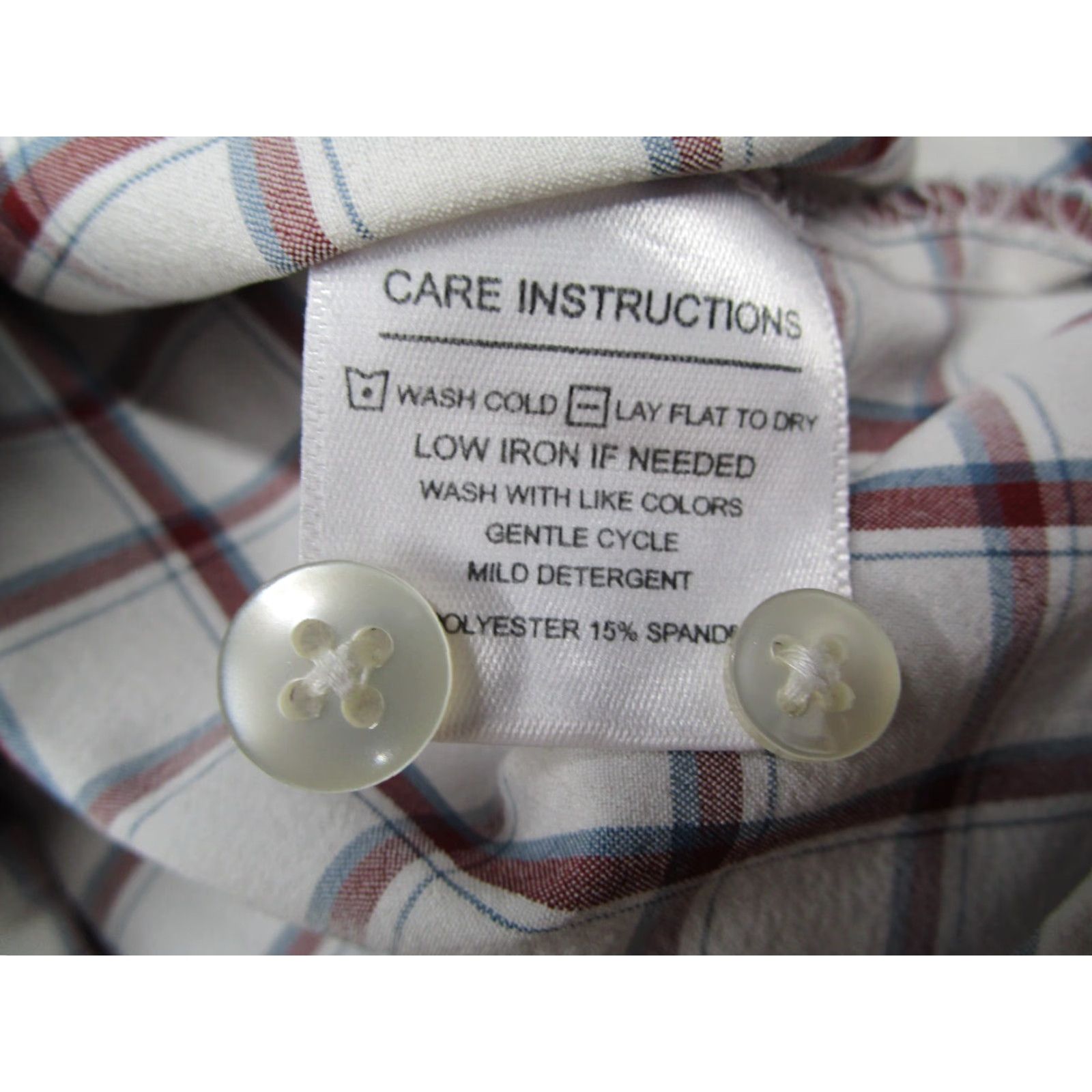 Mizzen+Main Mizzen+Main Shirt Mens Large Red Check Trim Fit Button-Up Long Sleeve Classic Casual Workwear Size US L / EU 52-54 / 3 - 4 Thumbnail