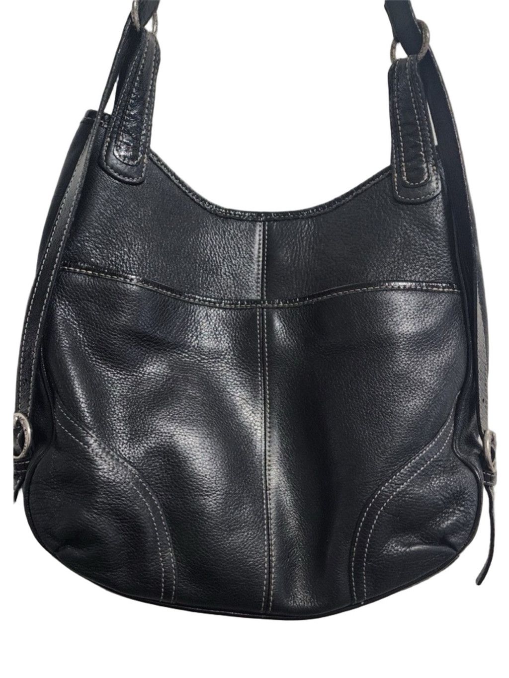 Brighton Brighton Black Leather Backpack Convertible Shoulder Bag Size ONE SIZE - 15 Thumbnail