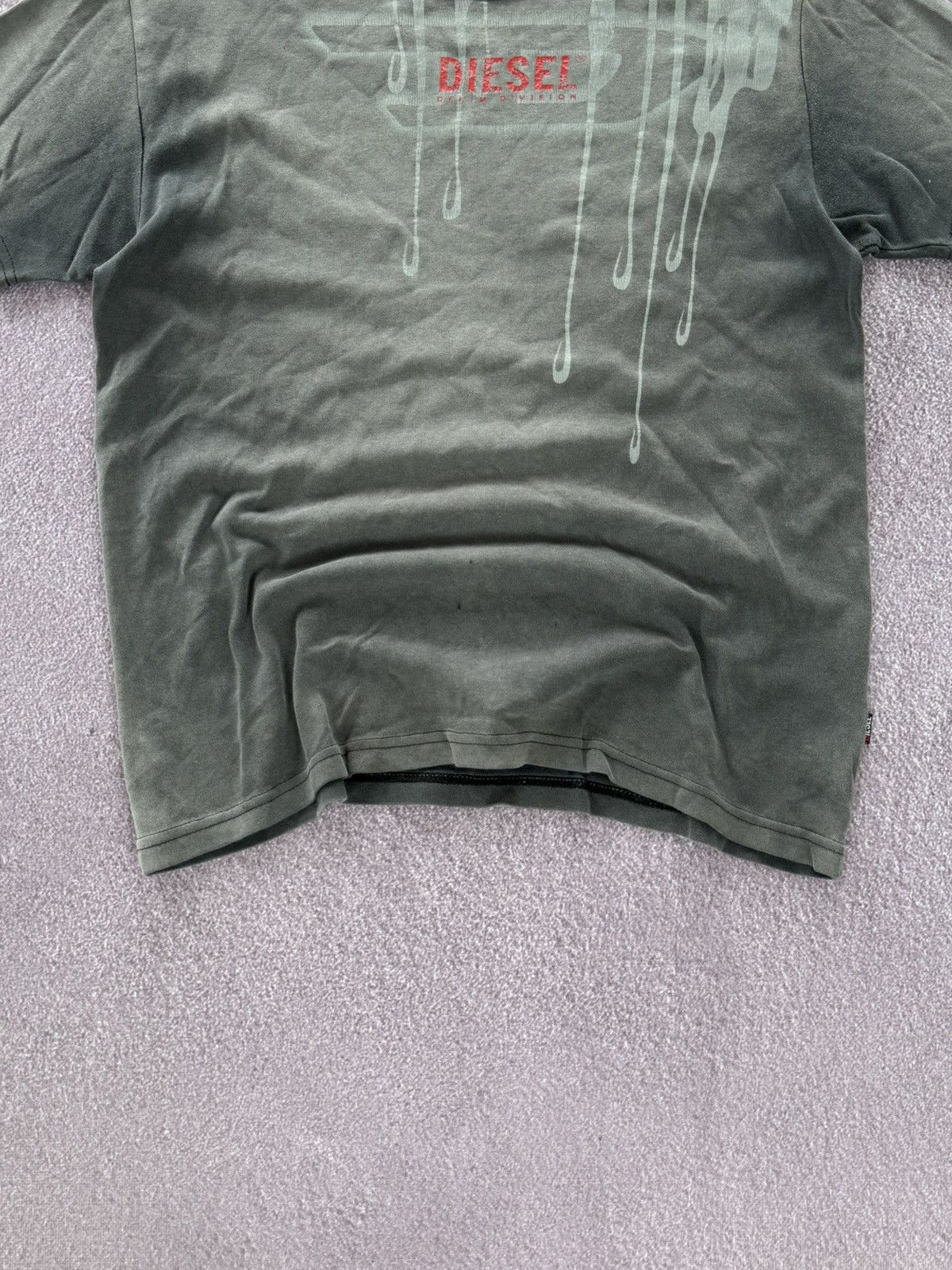 Diesel Vintage Diesel T-shirts Hype Big Logo Y2K Grunge 00s Size US L / EU 52-54 / 3 - 3 Thumbnail
