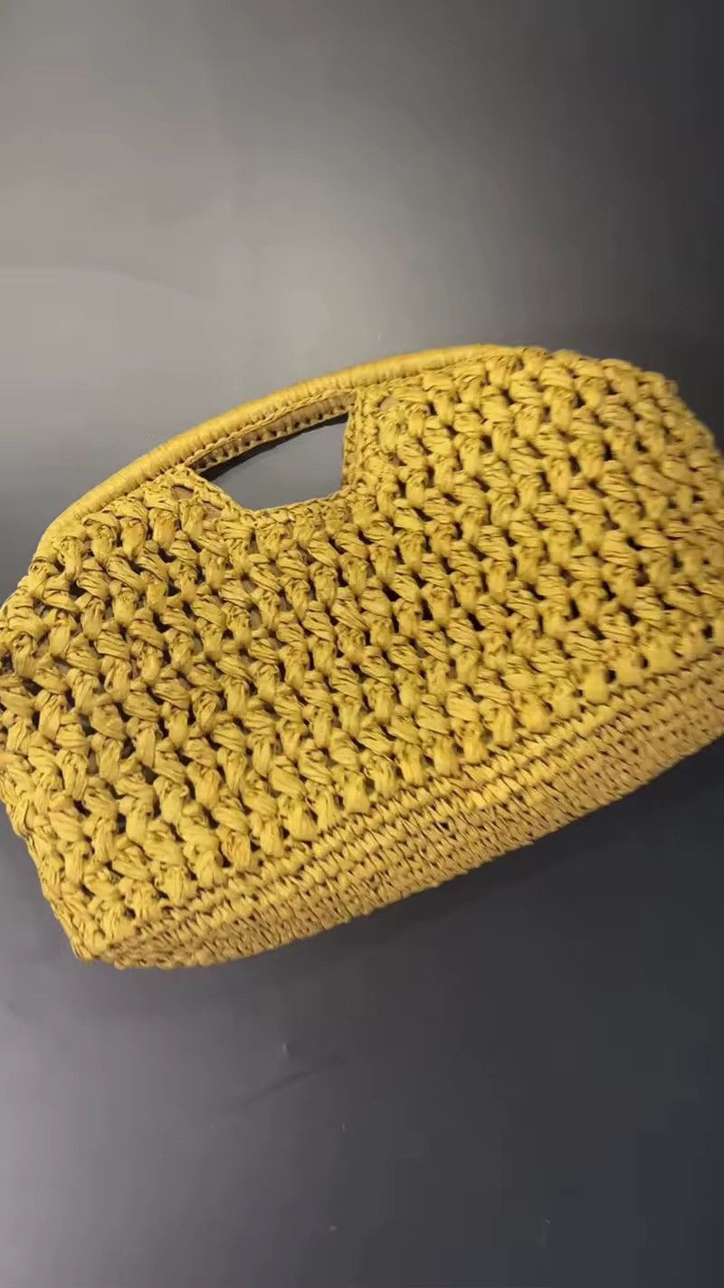 Other Elegant Woven Beach Vacation Summer Shoulder Handbag Bag Size ONE SIZE - 5 Thumbnail
