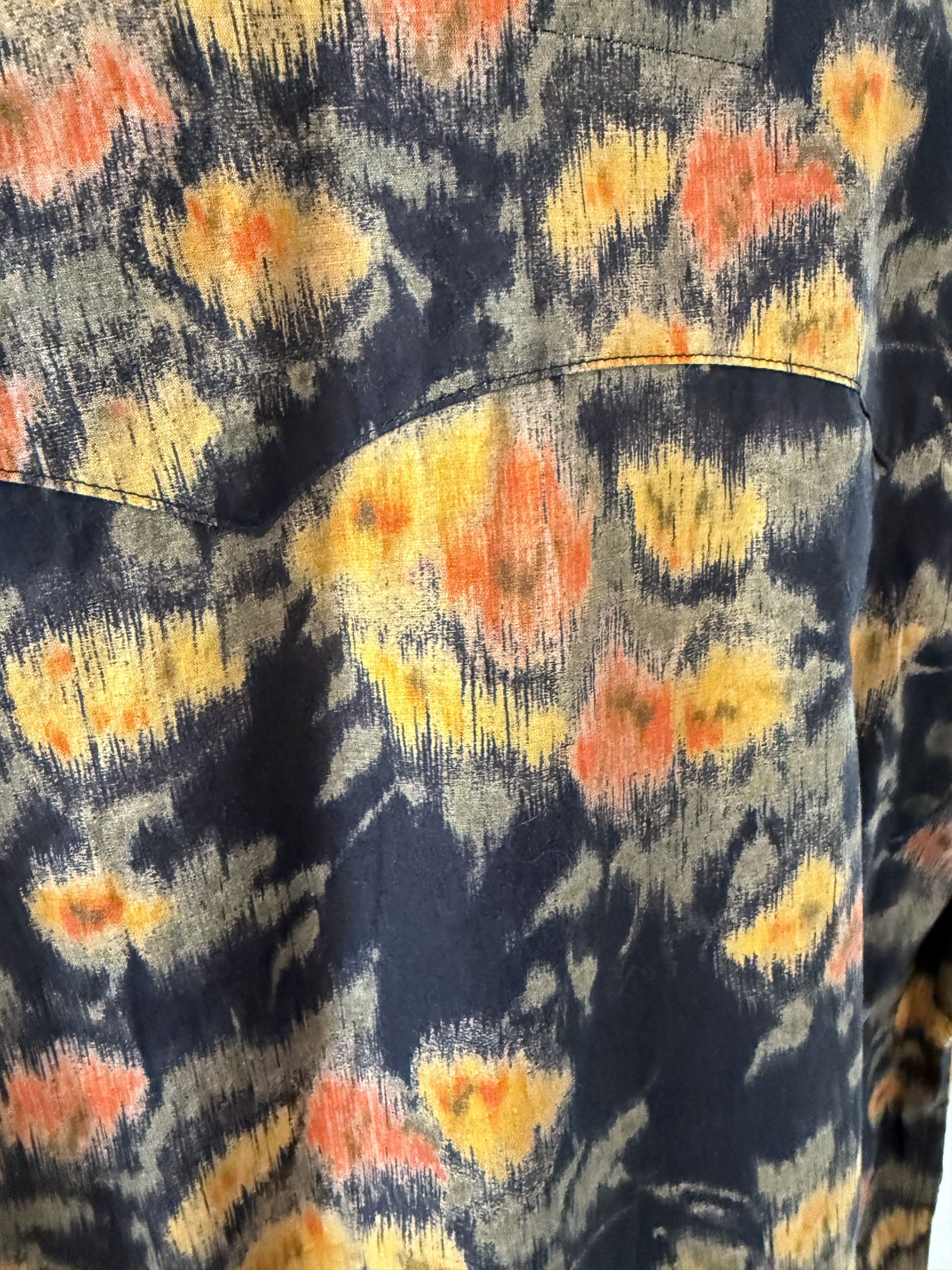 Saint Laurent Paris SS21 Saint Laurent Western Floral Short Sleeve Shirt Size US M / EU 48-50 / 2 - 10 Thumbnail