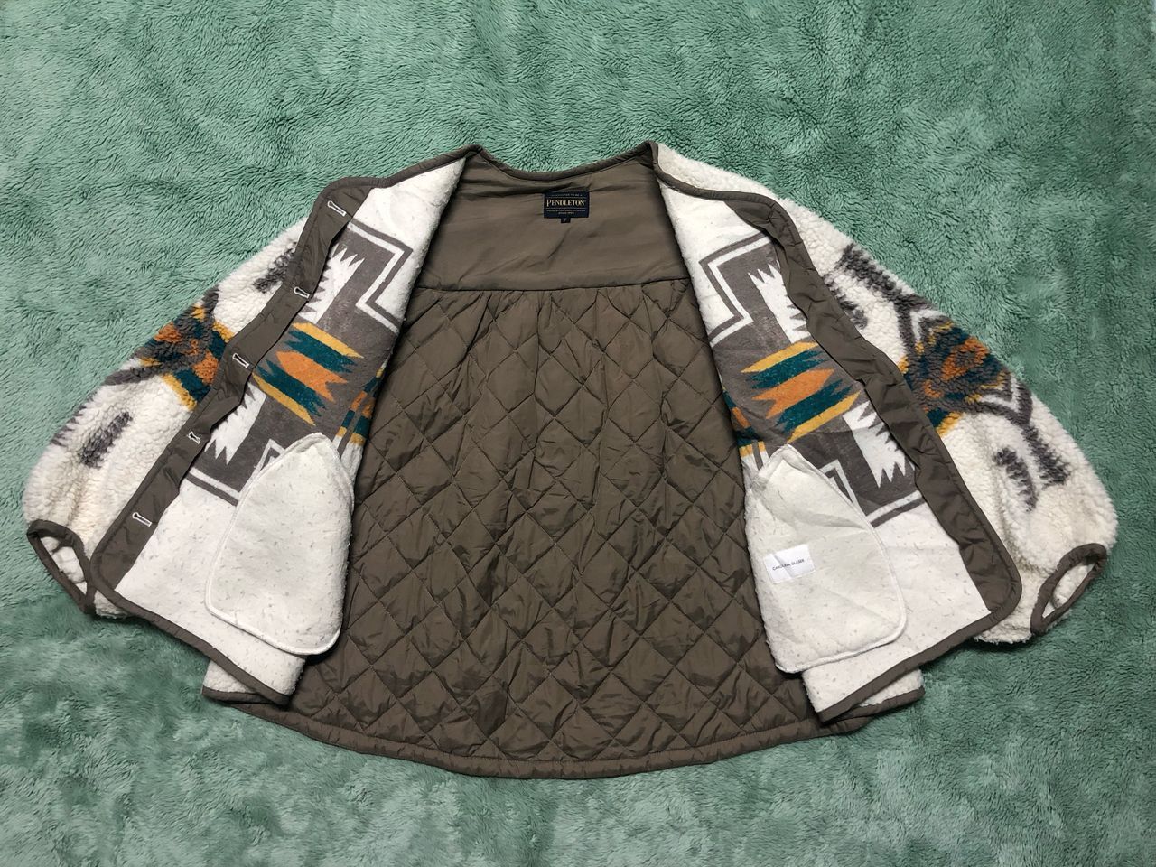 Native × Pendleton PENDLETON x CAROLINA GLASER BOA QUILTED BLOUSON Size ONE SIZE - 5 Thumbnail