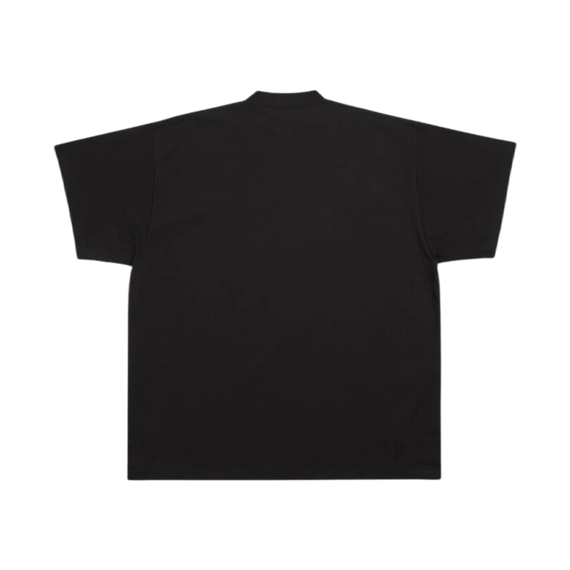 Balenciaga o1bcso1str0125 Back Flip T-Shirt Oversized in Black Size US M / EU 48-50 / 2 - 2 Thumbnail