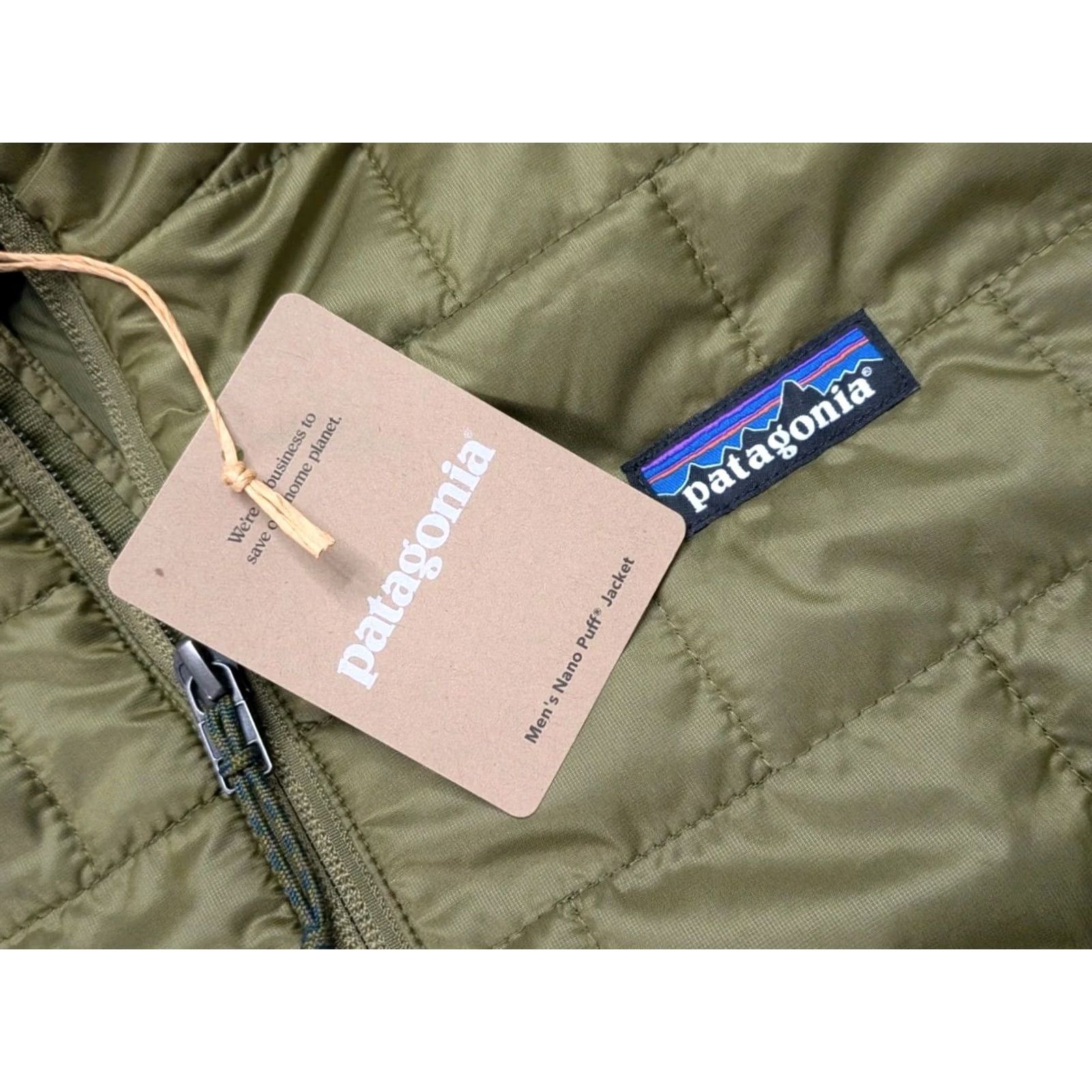 Patagonia Patagonia Nano Puff Jacket Full Zip Insulated Puffer Green 2XL Mens Size US XXL / EU 58 / 5 - 3 Thumbnail