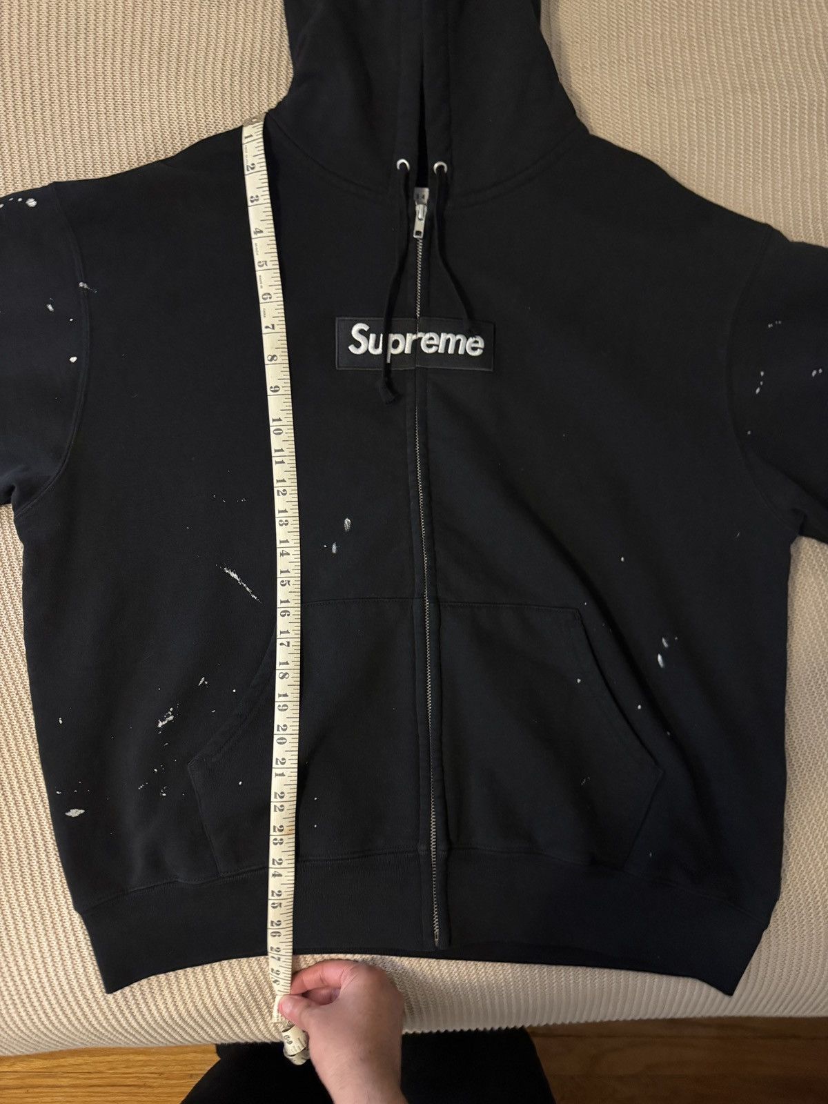 Maison Margiela × Supreme Supreme x MM6 Box Logo Zip Up Size L Size US L / EU 52-54 / 3 - 9 Thumbnail