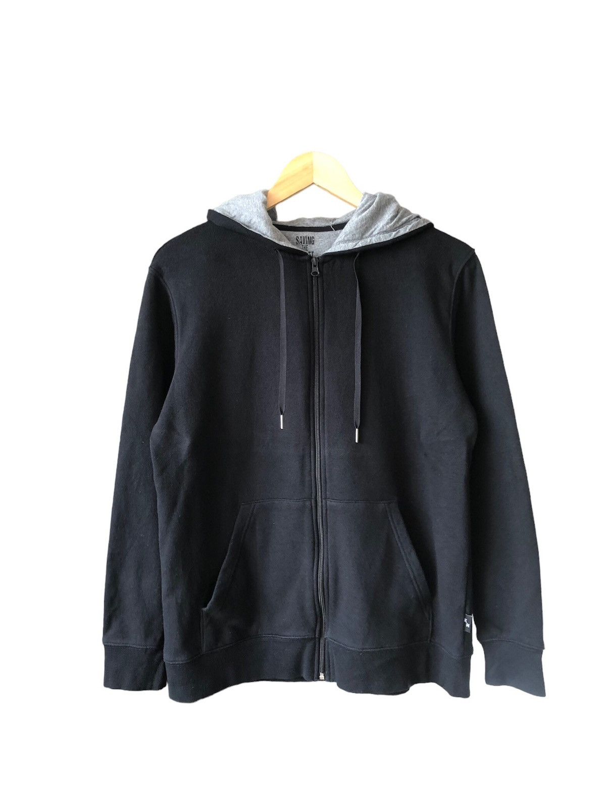 Minimalist zip-up hoodie