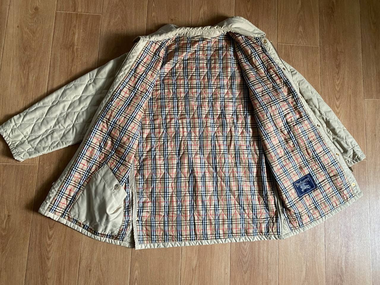 Burberry × Vintage Burberry Vintage Quilted Nova Check Jacket Size US L / EU 52-54 / 3 - 9 Thumbnail