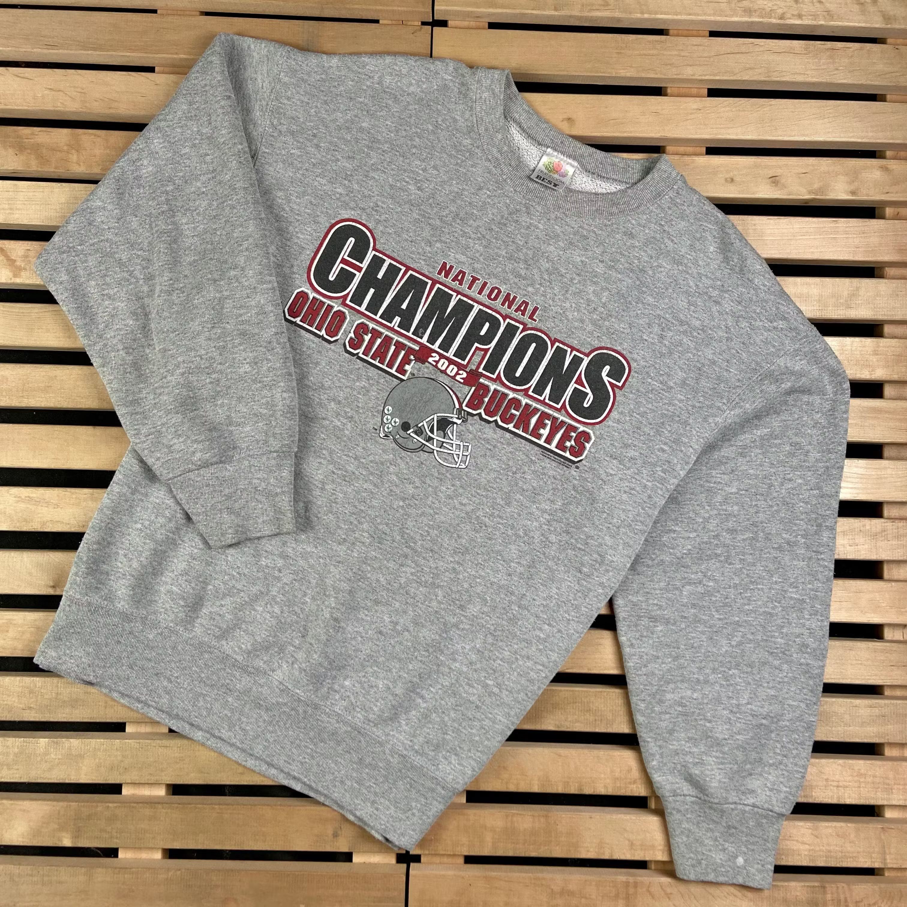 Vintage Mens Sweatshirt Champions National Ohio State 2002 Size L Size US L / EU 52-54 / 3 - 1 Thumbnail