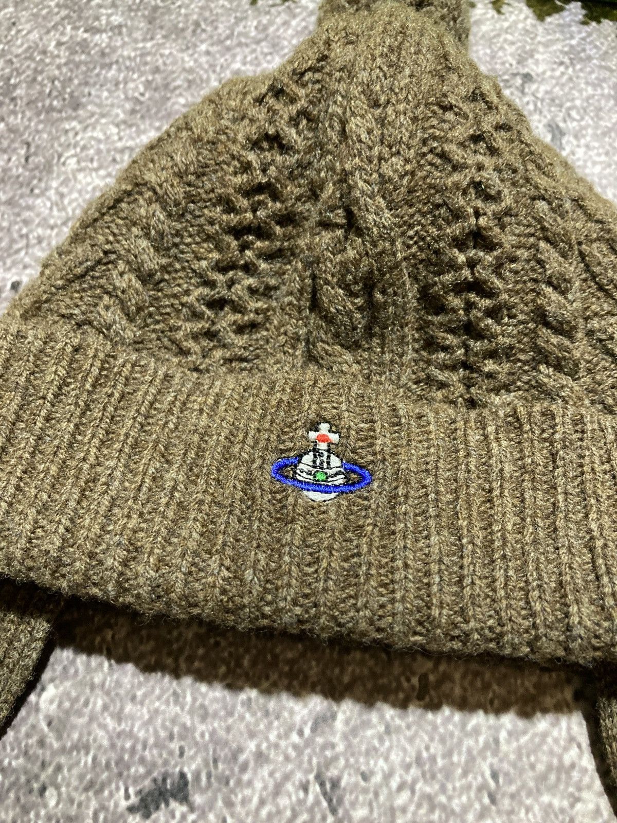 Vivienne Westwood Vivienne Westwood Orb Logo Earflap Beanie Hat Italy Archive Size ONE SIZE - 2 Thumbnail