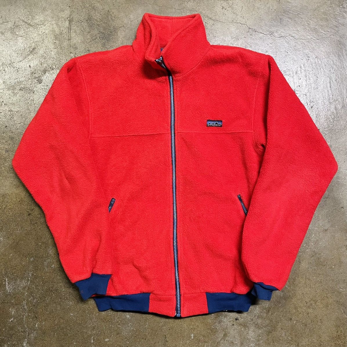 Made In Usa Patagonia Vintage Vintage 80s Patagonia Made in USA Fleece Zip Up Jacket Grailed
