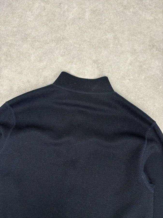Prada SS1999 Prada Navy Wool Textured Classy Zip-up Sweater Size US S / EU 44-46 / 1 - 6 Thumbnail