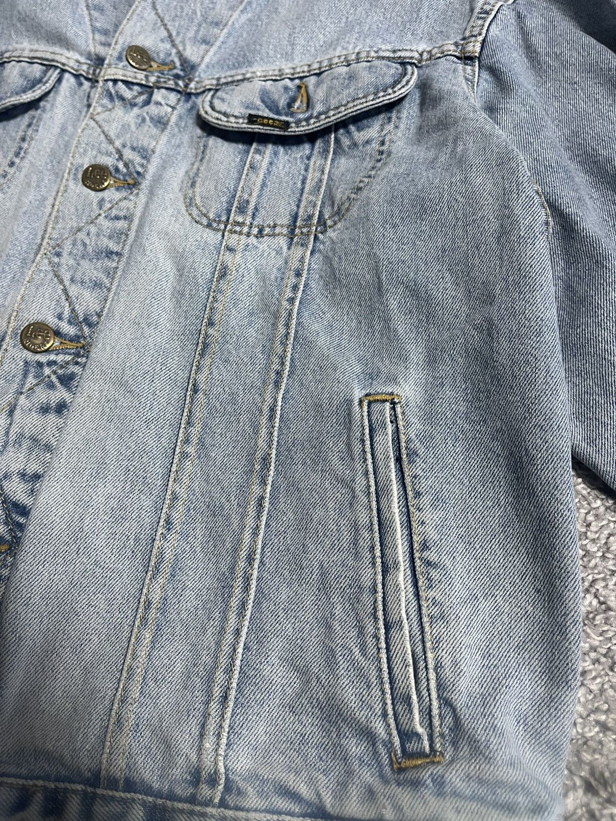 Lee × Vintage LEE RIDERS VINTAGE DENIM BLUE JACKET RARE 7850 USA SIZE XL Size US XL / EU 56 / 4 - 11 Thumbnail