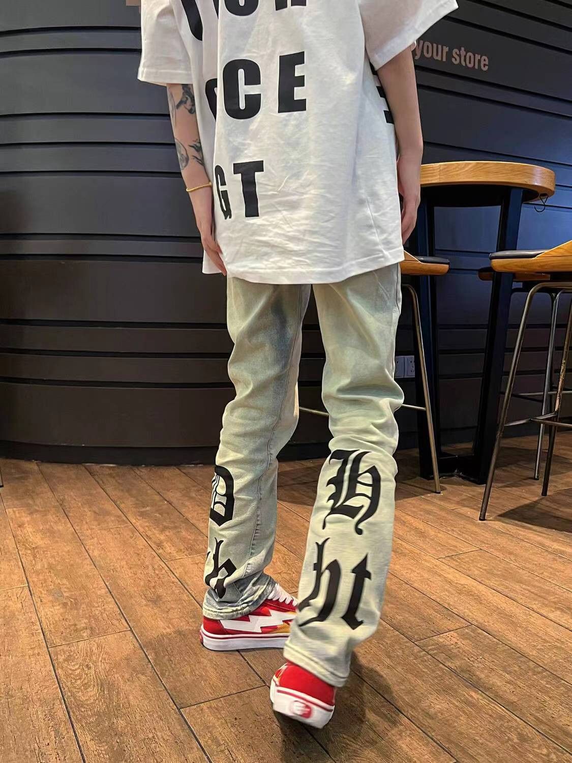 Japanese Brand × Jean Vintage washed distressed rare heavyweight jeans Size US 34 / EU 50 - 1 Thumbnail