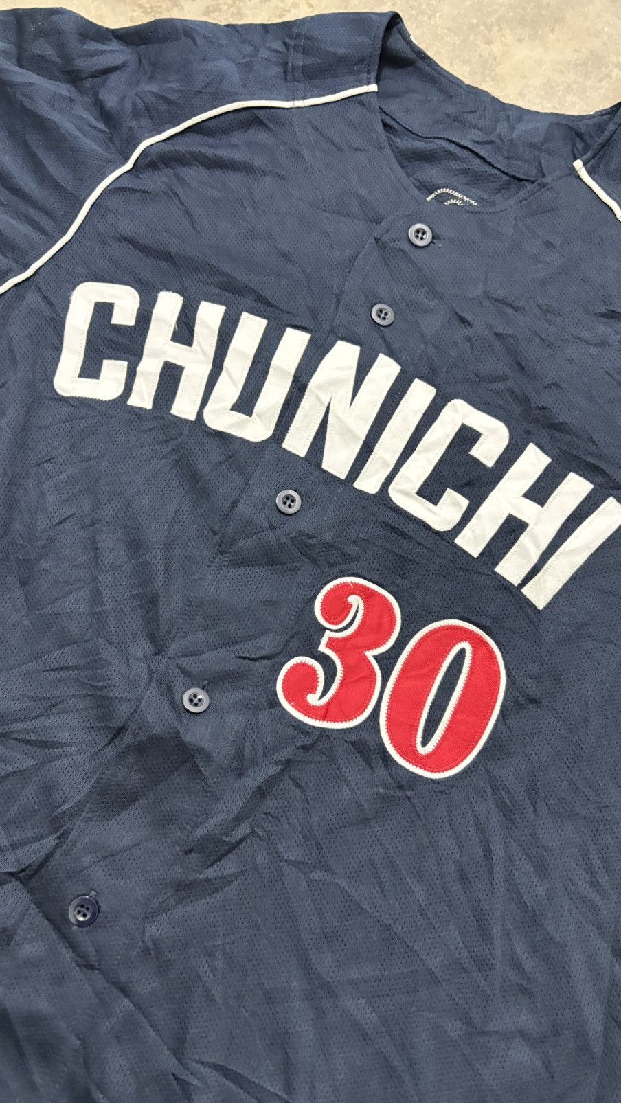 Vintage Vintage Chunichi Dragons japan baseball team jersey Size US M / EU 48-50 / 2 - 3 Thumbnail