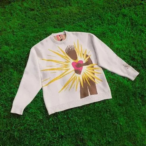 Aran Isles Knitwear × Japanese Brand Aesthetics Cartoon Anime Sweater O Neck Long Size US M / EU 48-50 / 2 - 4 Thumbnail