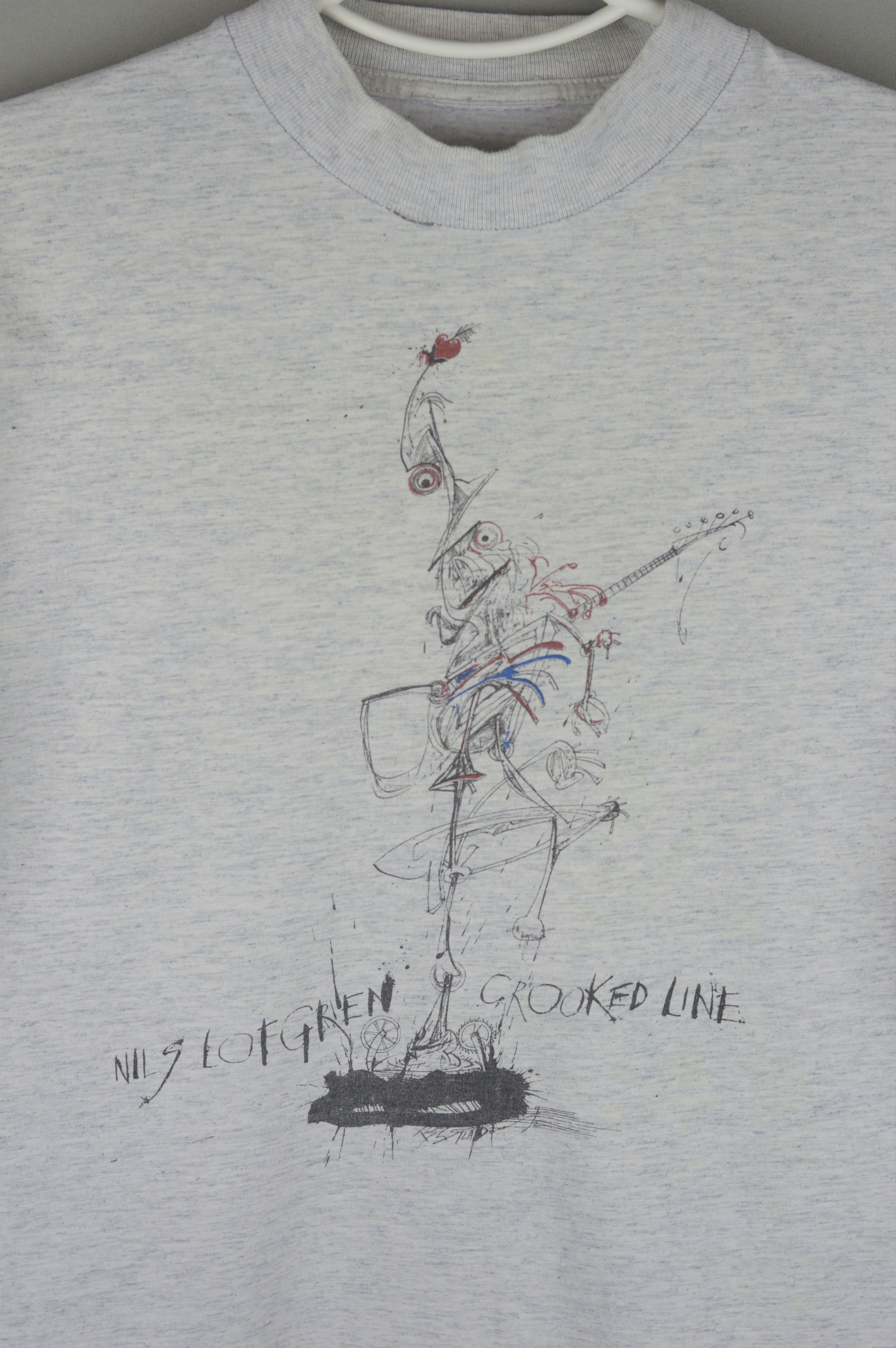 Vintage Vintage Nils Lofgren European Tour 1992 t shirt Size US L / EU 52-54 / 3 - 3 Thumbnail