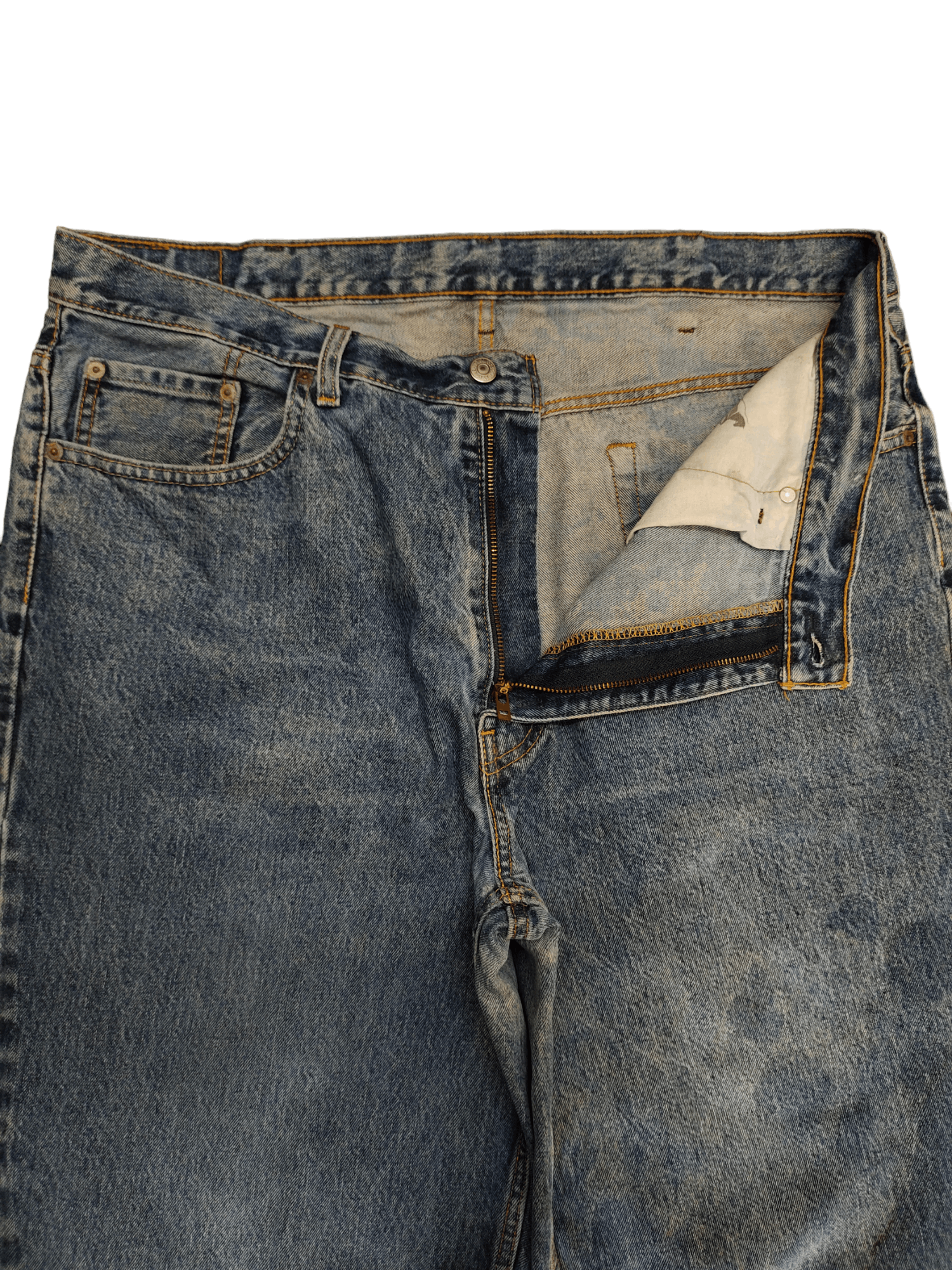 Levi's Vintage Clothing W40 2000s Levis 560 Sand Wash Faded Denim Jeans Size US 40 / EU 56 - 11 Thumbnail