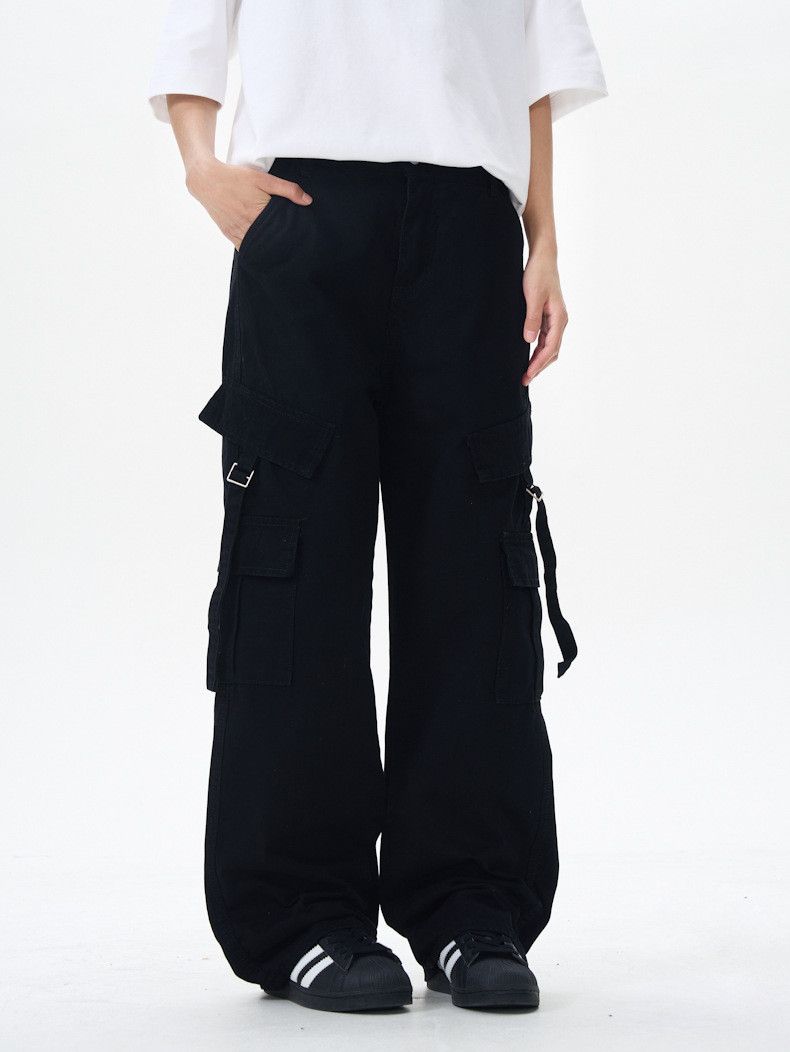 Japanese Brand × Jean American style multi-pocket cargo loose casual trousers Size US 32 / EU 48 - 3 Thumbnail