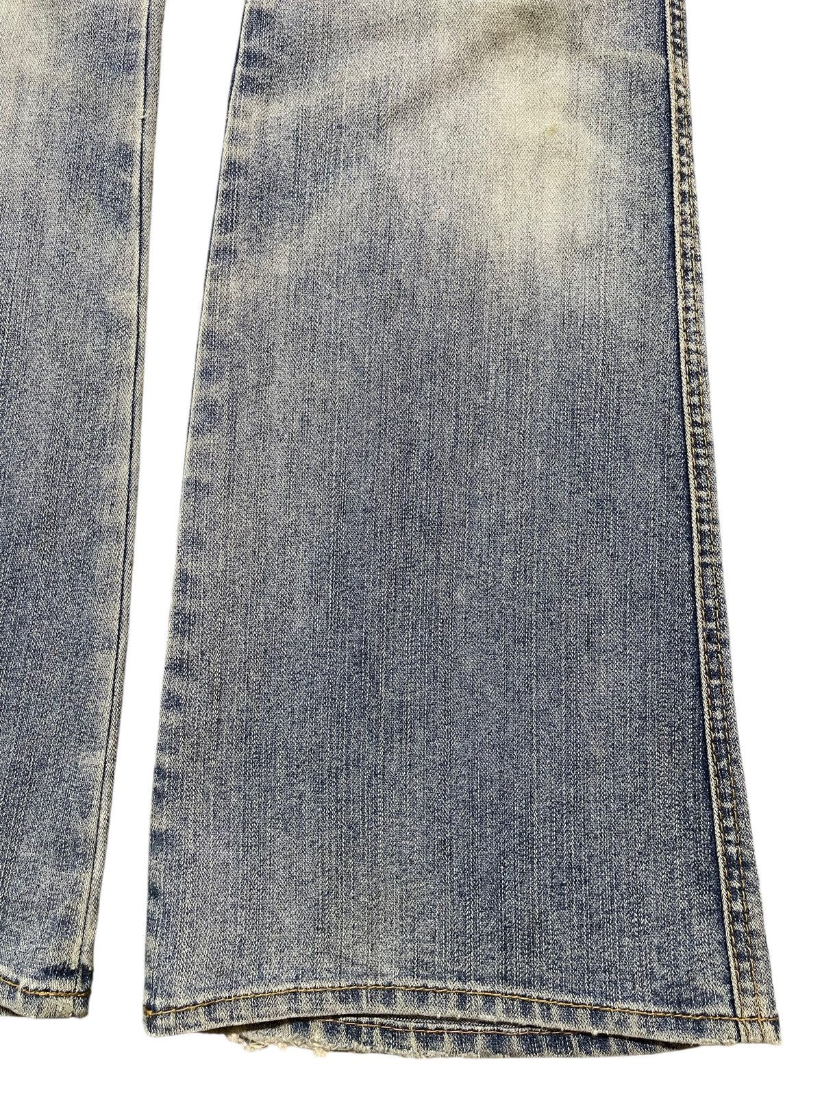 Hysteric Glamour Vintage Japan Brand Blue Wash Faded Style Flare Wide Leg Size US 30 / EU 46 - 8 Thumbnail