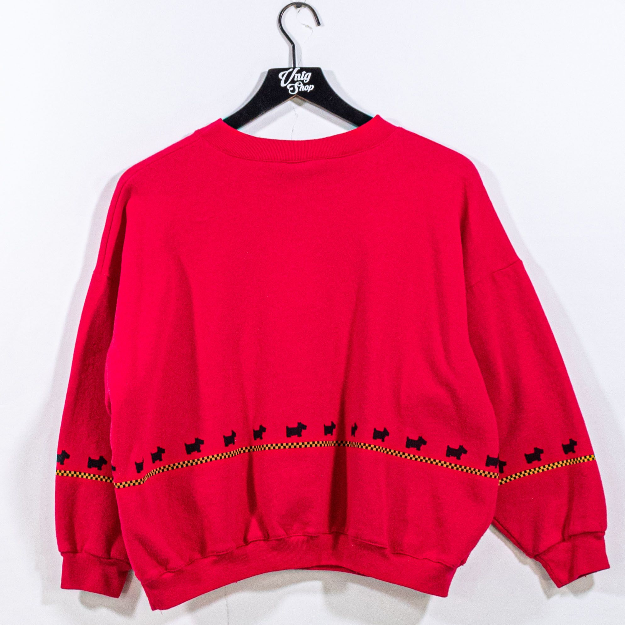 Vintage Scottish Terrier Scottie Dog AOP Sweatshirt VTG 90s Animal Size US S / EU 44-46 / 1 - 2 Thumbnail