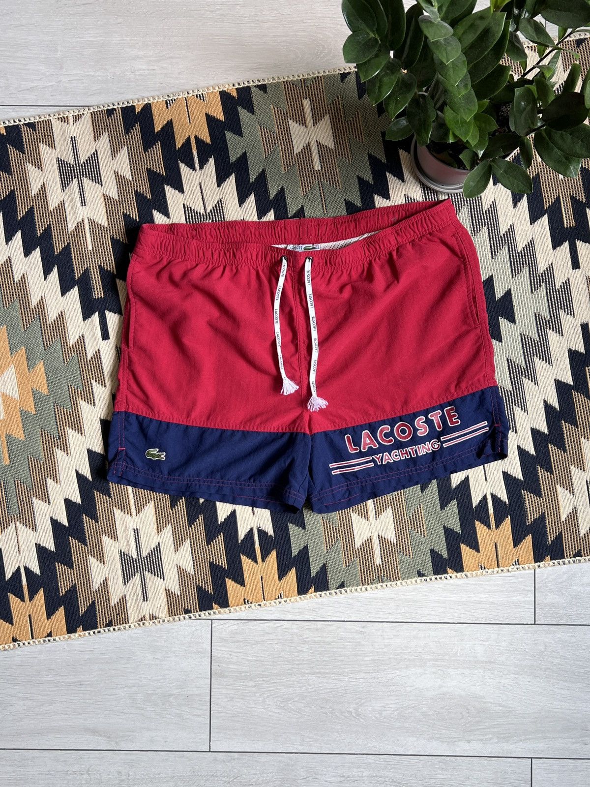 Lacoste Vintage Lacoste Chemise Yachting Swim Shorts Size US 36 / EU 52 - 1 Thumbnail