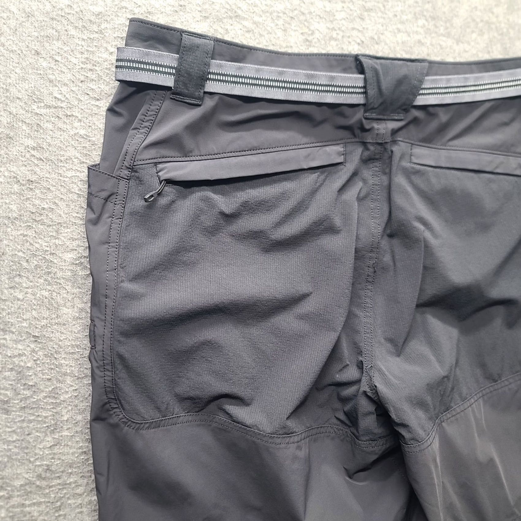 Vintage Duluth Alaskan Hardgear Cargo Shorts Mens 36 Regular Belted Pockets Quick Dry Stretch Nylon Spandex Gray Outdoor Size US 36 / EU 52 - 6 Thumbnail
