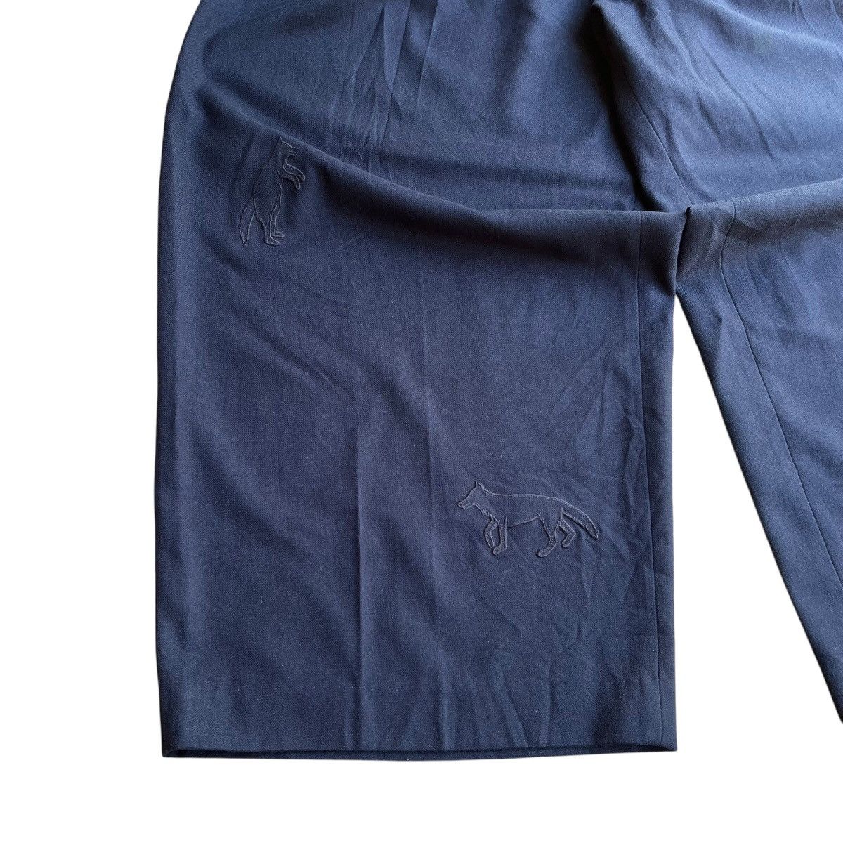 Issey Miyake Ne-Net Super Wide Pants Wolf Embroidery Size US 28 / EU 44 - 4 Thumbnail