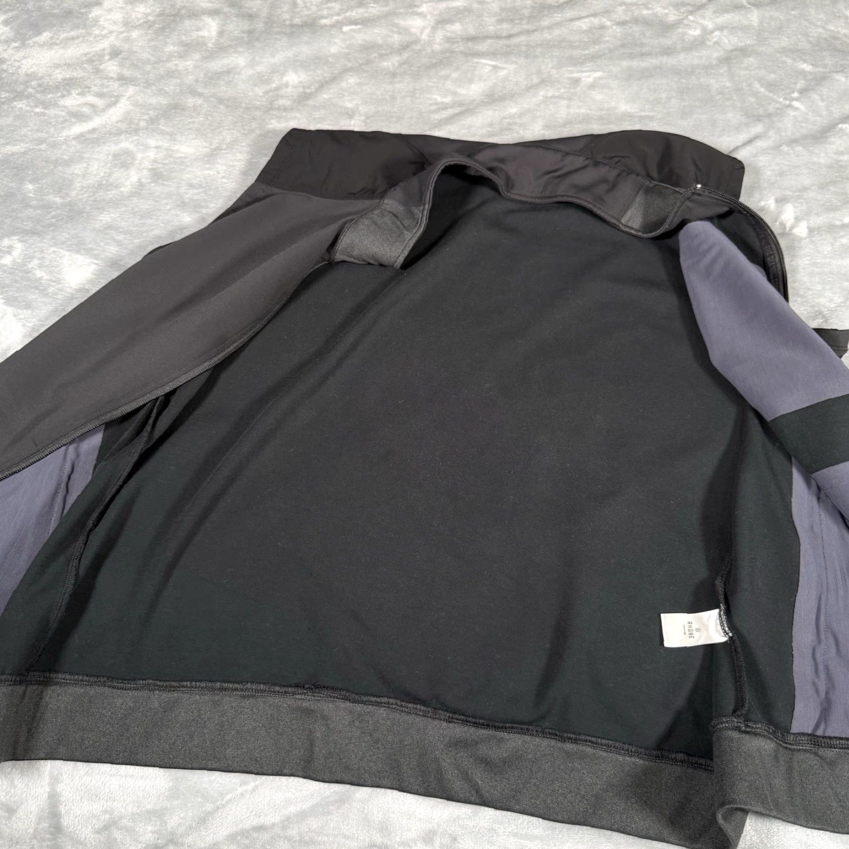 Rhone VINTAGE Rhone Full Zip Vest Jacket Mens 2XL Athletic Performance Stretch Black Size US XXL / EU 58 / 5 - 5 Thumbnail